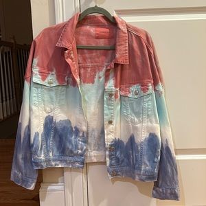 Tie dye Jean jacket